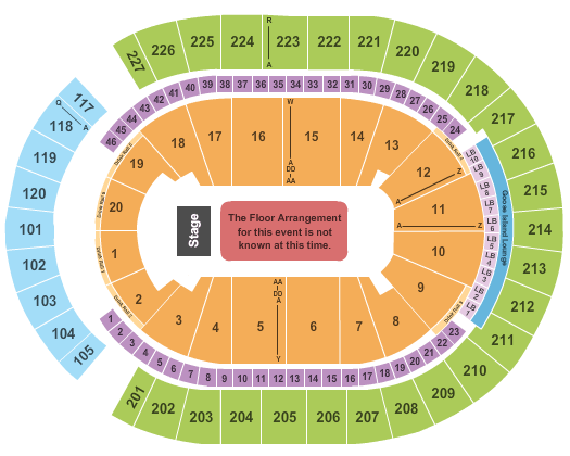 T-Mobile Arena UFC Seating Chart